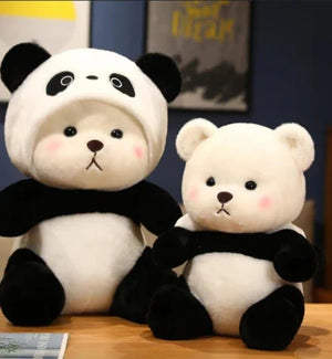 Soft Bear Plush Black – Cuddle Buddy