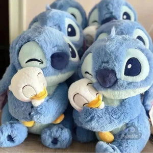 Stitch Hugging Duck Plush – Soft, Squishy Cuddle Mate