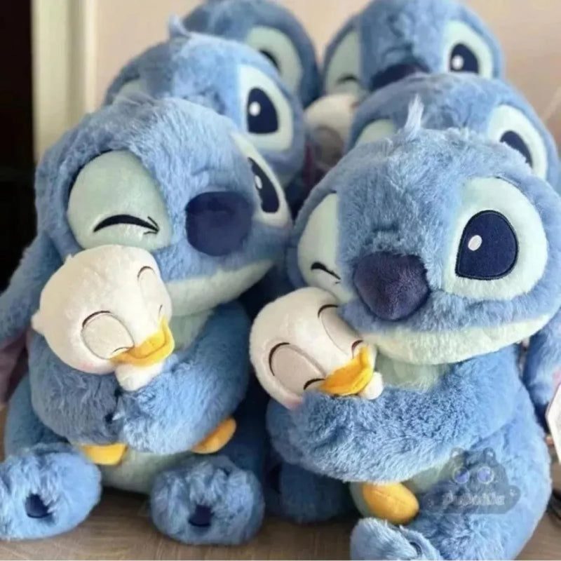 Stitch Hugging Duck Plush – Soft, Squishy Cuddle Mate