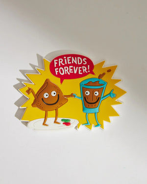 Samosa & Chai Fridge Magnet Set – Fun Kitchen Décor Gift
