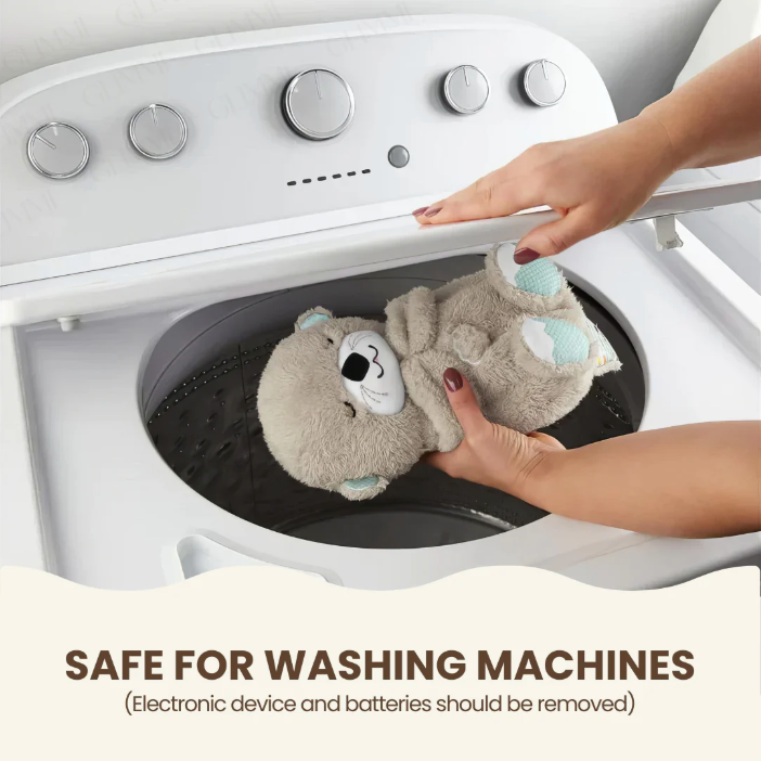 Breathing Teddy Bear with Gentle Heartbeat & Plush Hug