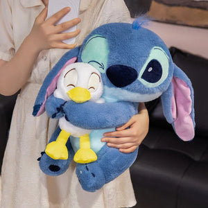 Stitch Hugging Duck Plush – Soft, Squishy Cuddle Mate