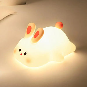 Bunny Glow Night Lamp – Soft Silicone Mood Light (Rechargeable)